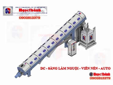 Máy sàng và làm nguội viên nén, làm nguội bột, làm nguội hạt sau khi sấy hoặc rang có nhiệt độ cao...
