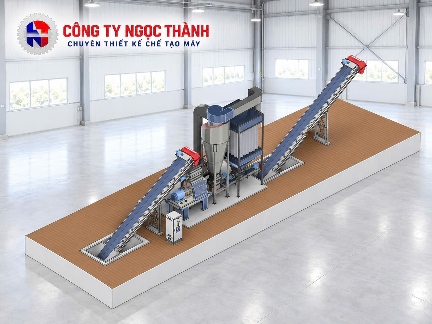 Máy nghiền phụ phẩm sinh khối Ngọc Thành