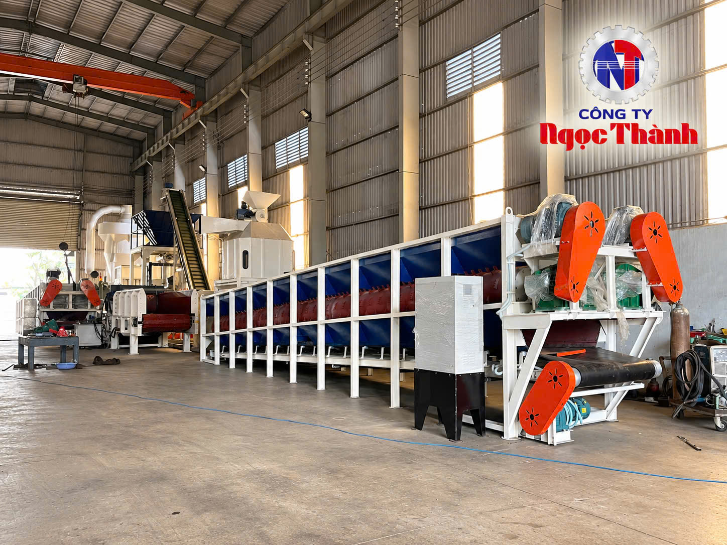Máy bóc vỏ cây công nghiệp Ngọc Thành