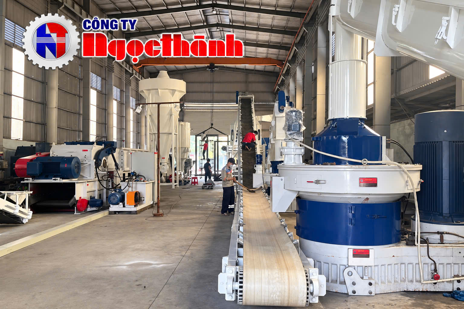 Máy ép viên phụ phẩm sinh khối Ngọc Thành